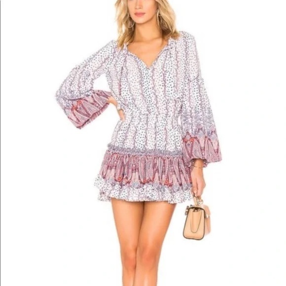 MISA Los Angeles
Elisabetta Paisley Peasant Dress (6) - Picture 3 of 12